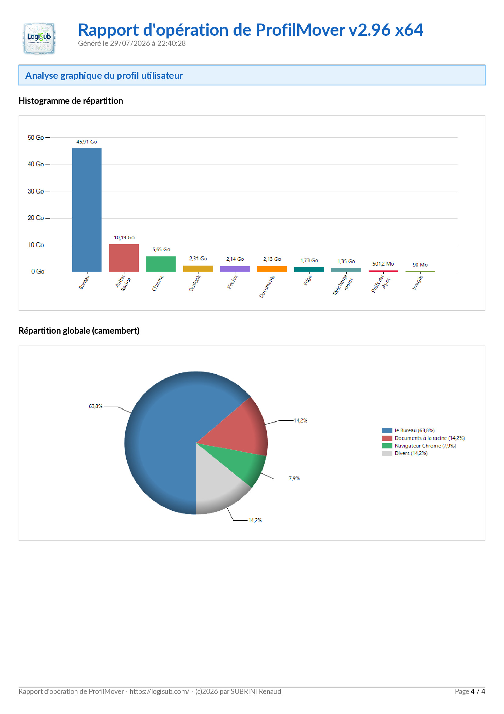 rapport de sauvegarde